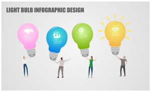 Light Bulb Infographic Design