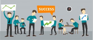 Business People Working Illustration