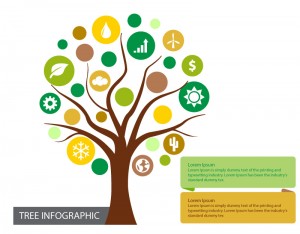 Tree Infographic Diagram Illustration