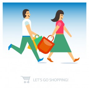 Let’s Go Shopping Illustration