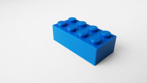 Free Blue Lego Block Photo