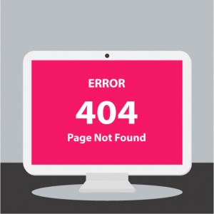 Computer 404 Error Page Graphic
