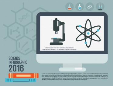 Science Infographic Design PSD